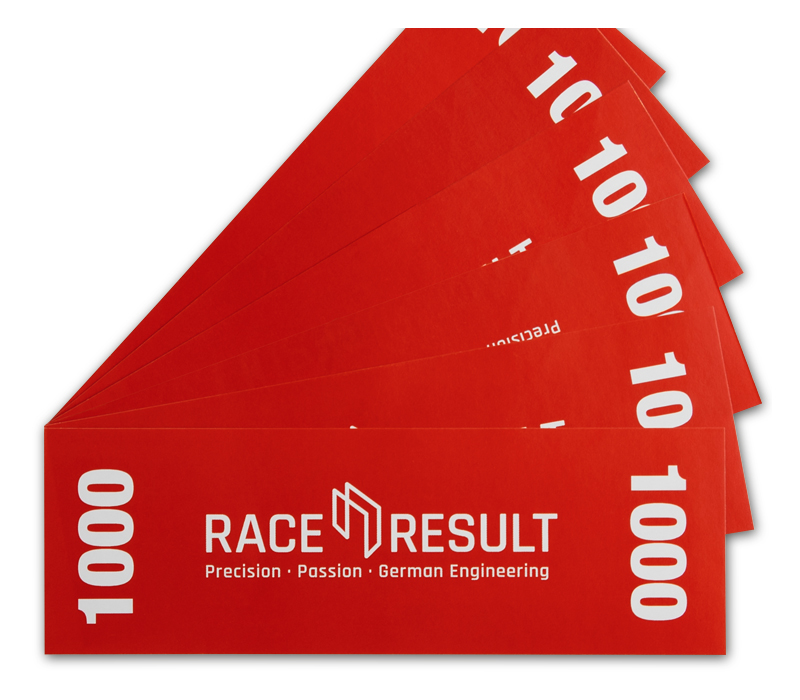 Trein Hen Brouwerij RACE RESULT - Stickers